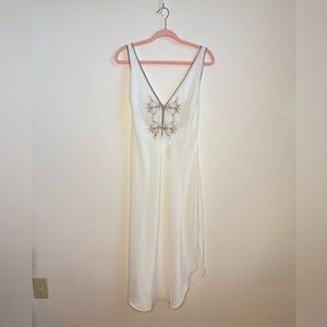 Vintage Natori for Neiman Marcus Embroidered Night Slip